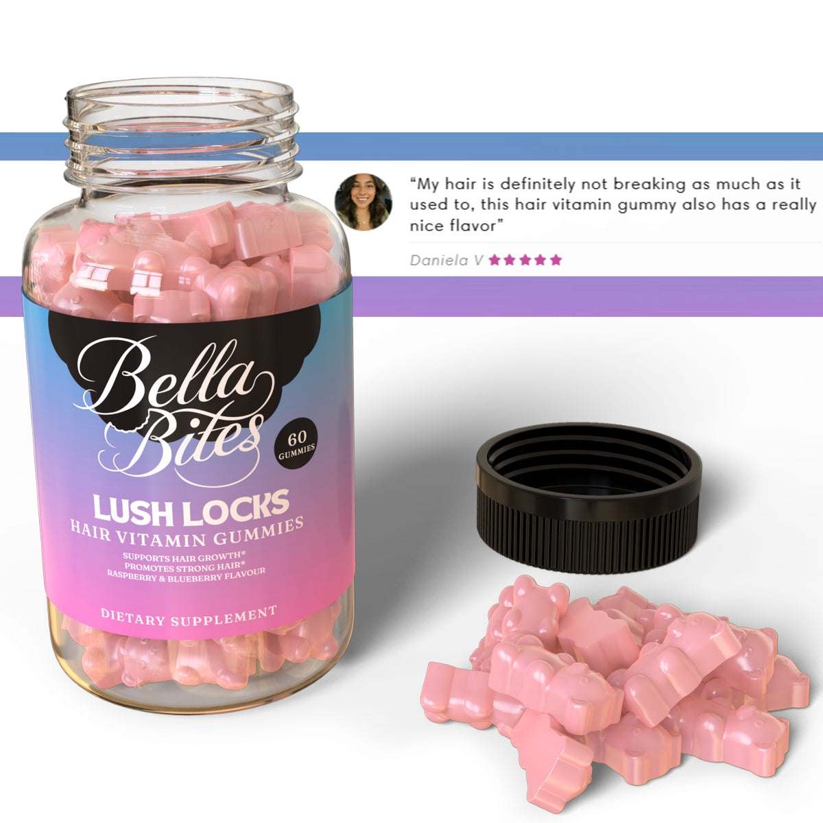 LUSH LOCKS - Hair Vitamin Gummies